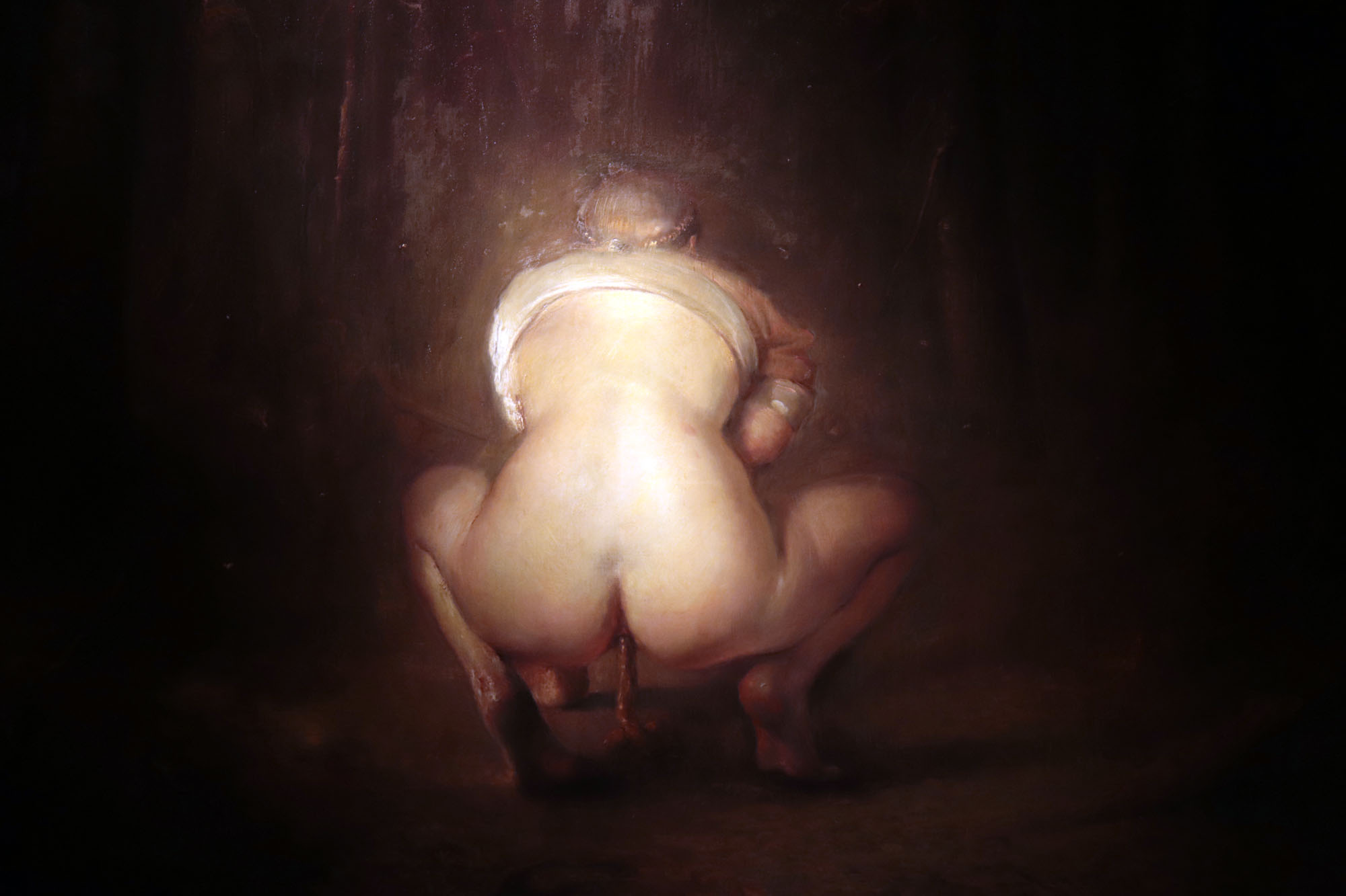 Odd Nerdrum, obraz z wystawy Malarz Północy, fot. M. Kędzierski