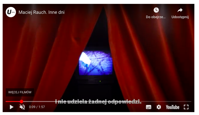 Maciej Rauch, widok wystawy Inne dni, materiały prasowe CSW