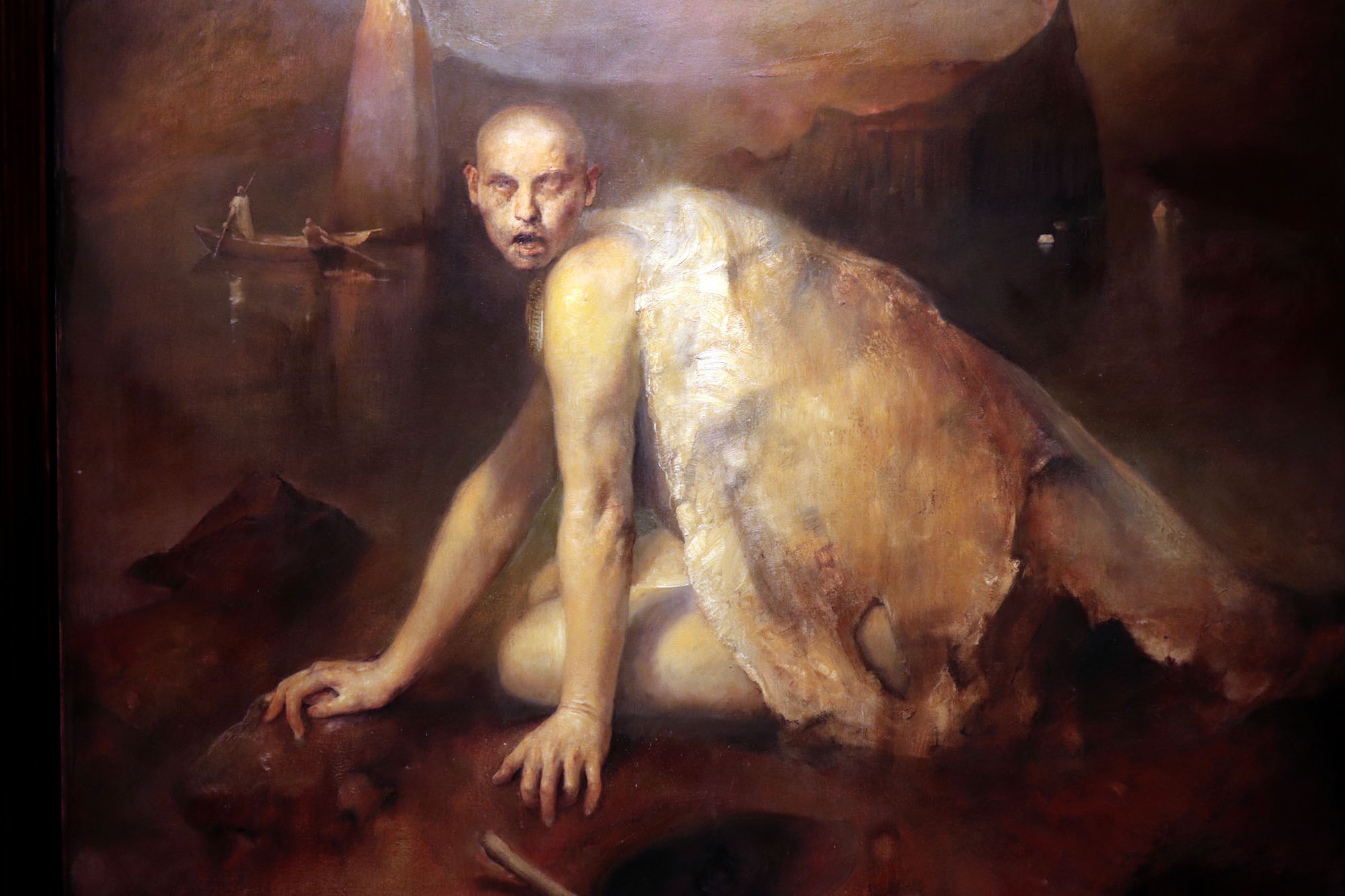 Odd Nerdrum, obraz z wystawy Malarz Północy, fot. M. Kędzierski
