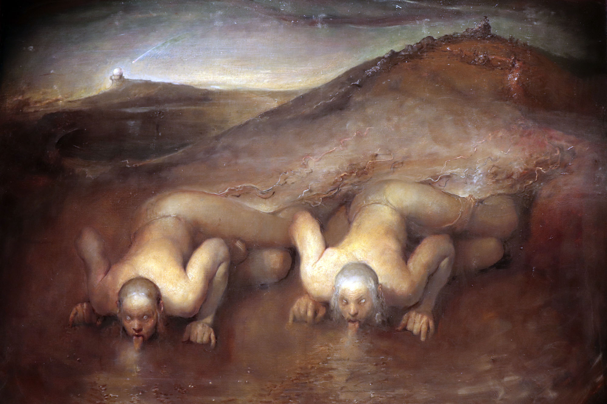 Odd Nerdrum, obraz z wystawy Malarz Północy, fot. M. Kędzierski